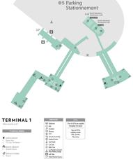 Toronto Pearson Terminal 1 Map