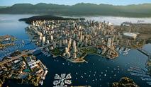 Vancouver from the air